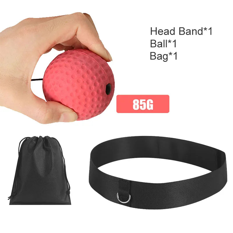 Professional Boxing Reflex Ball with Adjustable Headband for Enhanced Speed Training and Hand-Eye Coordination Skills