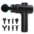 Electric Deep Tissue Massage Gun with 8 Interchangeable Heads for Arms Back Legs & Full Body, Portable Device for Sport
