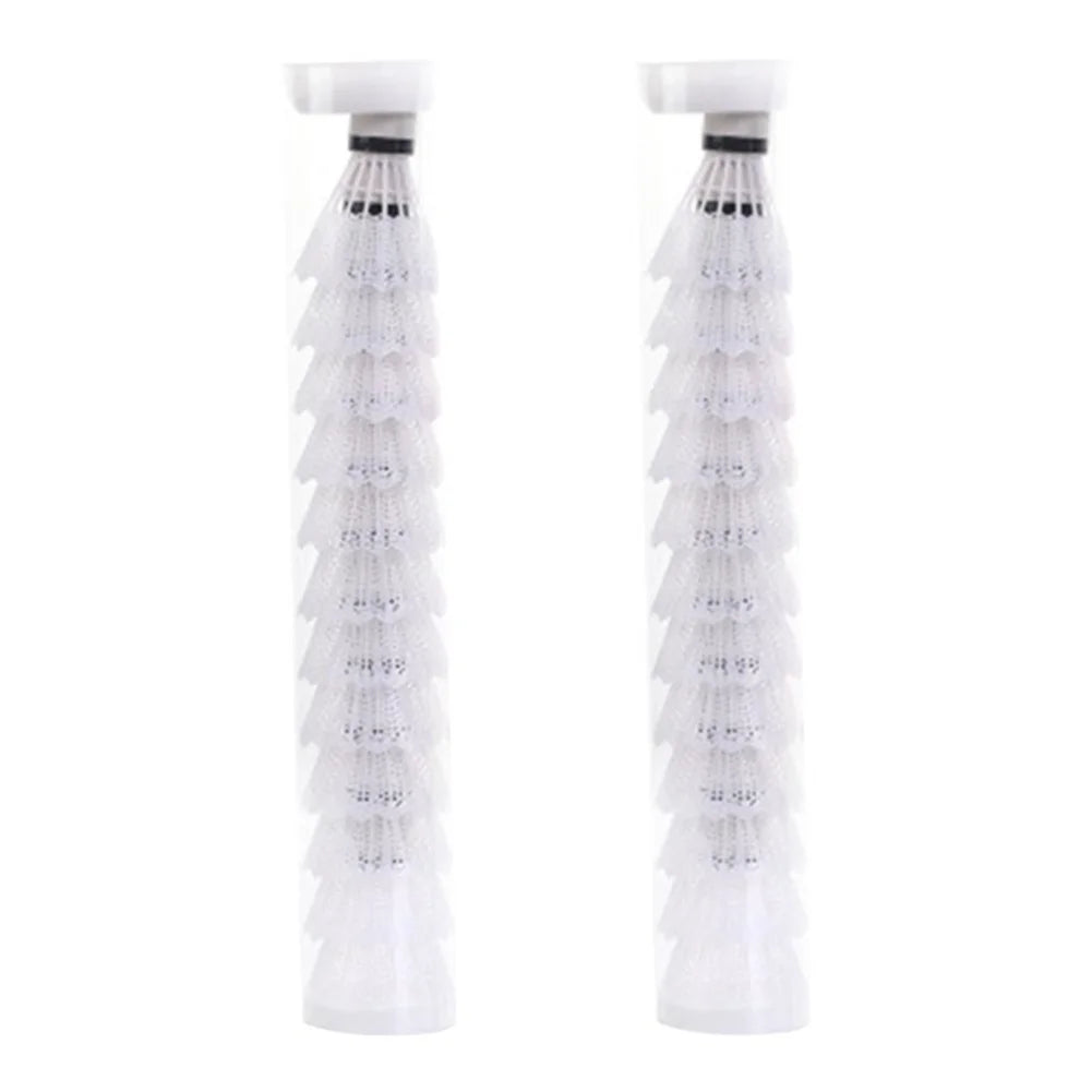 12Pcs Plastic Badminton Shuttlecock Lightweight Badminton for Hitting Practice Portable Badminton for Practice Outdoor Supplies