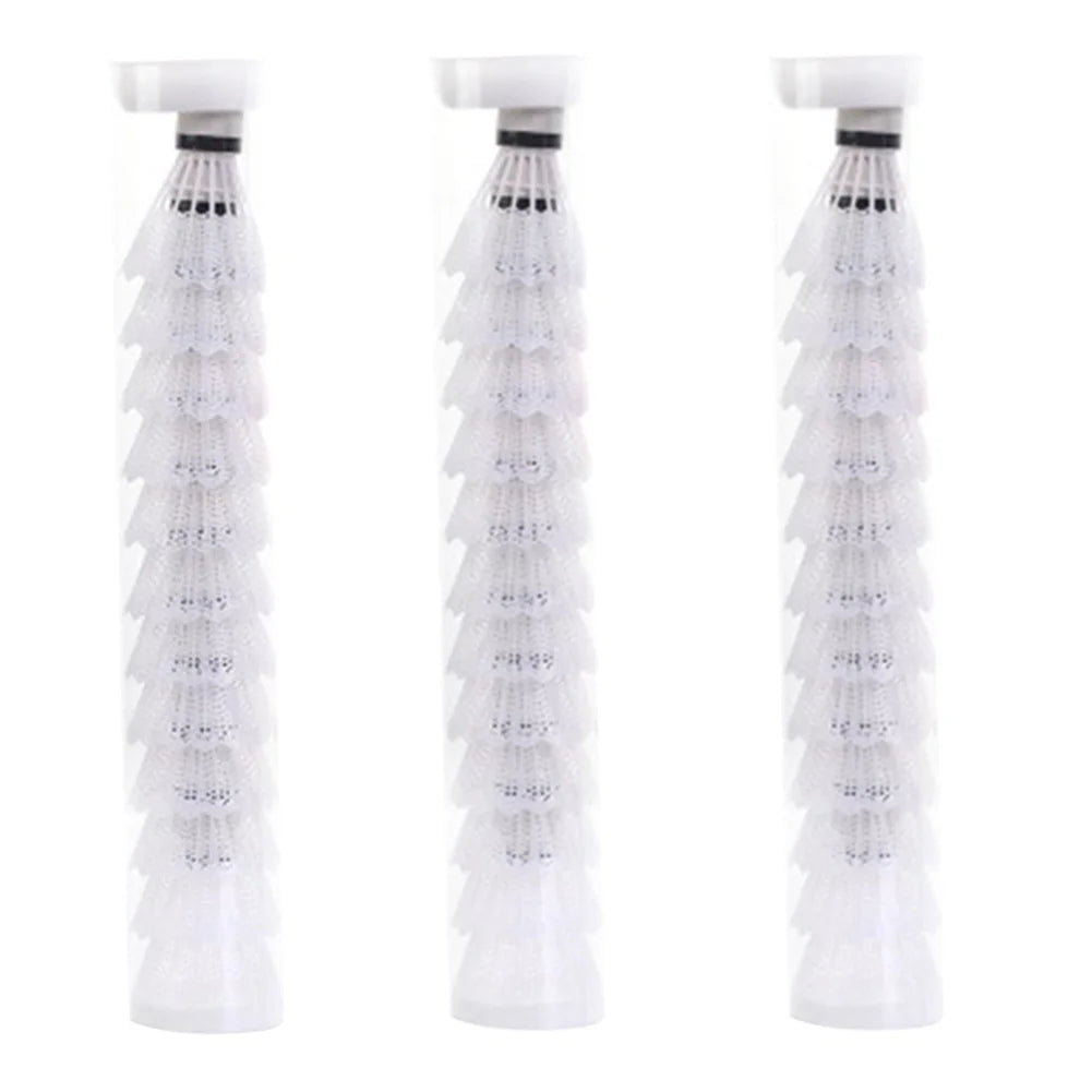 12Pcs Plastic Badminton Shuttlecock Lightweight Badminton for Hitting Practice Portable Badminton for Practice Outdoor Supplies