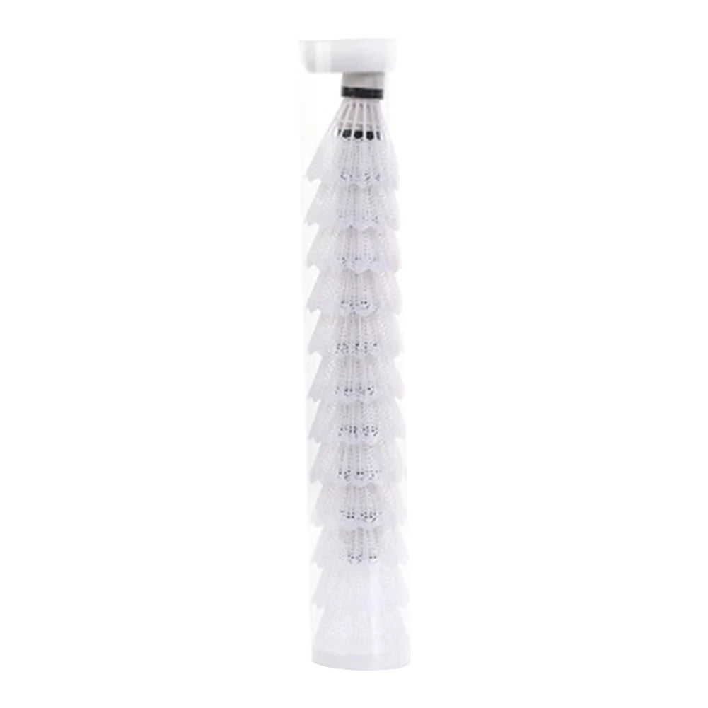 12Pcs Plastic Badminton Shuttlecock Lightweight Badminton for Hitting Practice Portable Badminton for Practice Outdoor Supplies