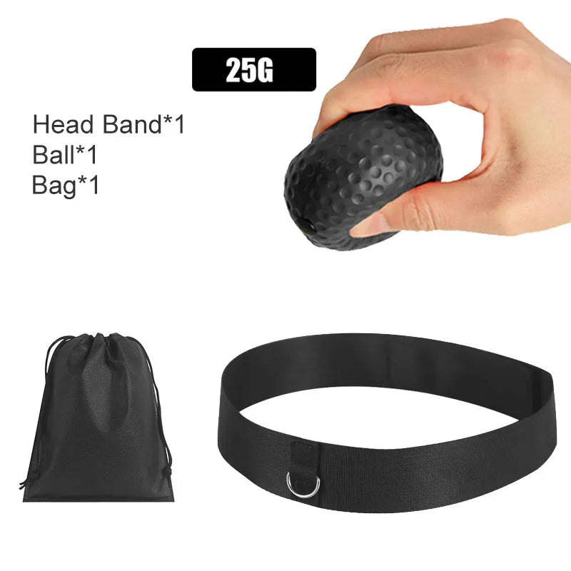 Professional Boxing Reflex Ball with Adjustable Headband for Enhanced Speed Training and Hand-Eye Coordination Skills